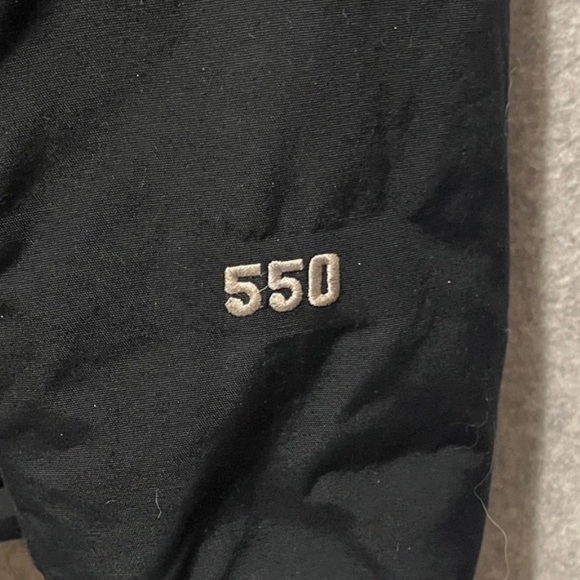 The North Face Goose Down 550 Hood Parka Jacket Black Women's Size Medium nylon - Picture 5 of 16